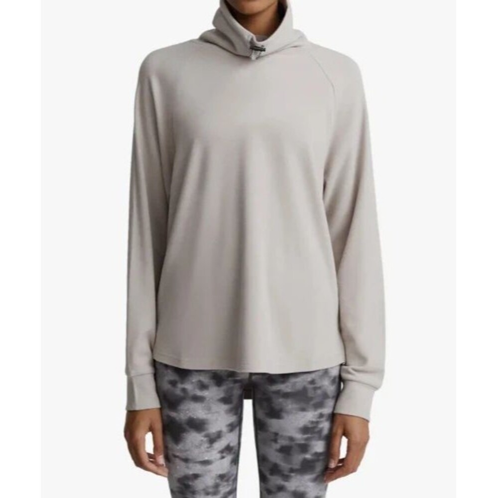 Varley Adkisson Women's Large Tan Beige Long Sleeve Top